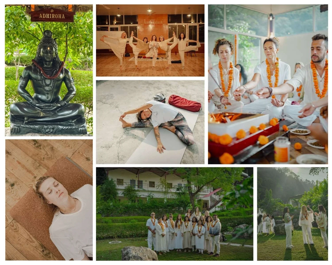 Adhiroha yoga ashram in Rishikesh Himalayas