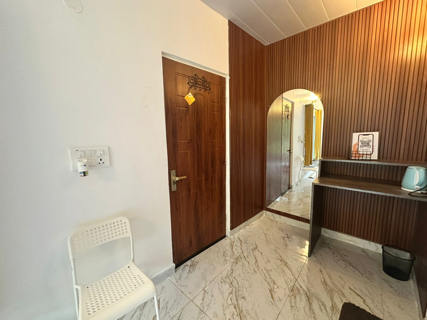 Mountain-view accommodation at Adhiroha Yoga School